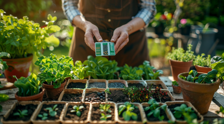 Anfängergärtner wählt Gemüse-, Blumen-, Obst-, Kräuter- und Bio-Samen für den Hausgarten — Seedschoice.com
