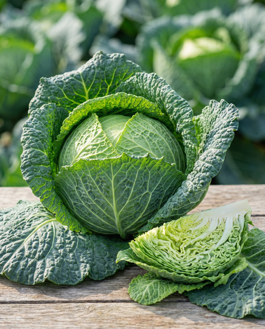Savoy Cabbage Winterking 2 (Brassica oleracea) – annual vegetable seeds from SeedsChoice