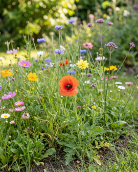 Summer Flower Mix Seeds Annual Shaker Box 50m2 Coverage